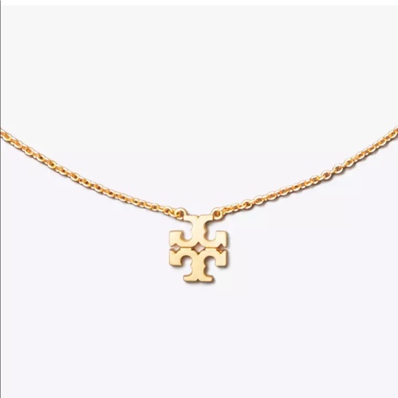 Tory Burch Logo Charm Necklace - Picture 2 of 8